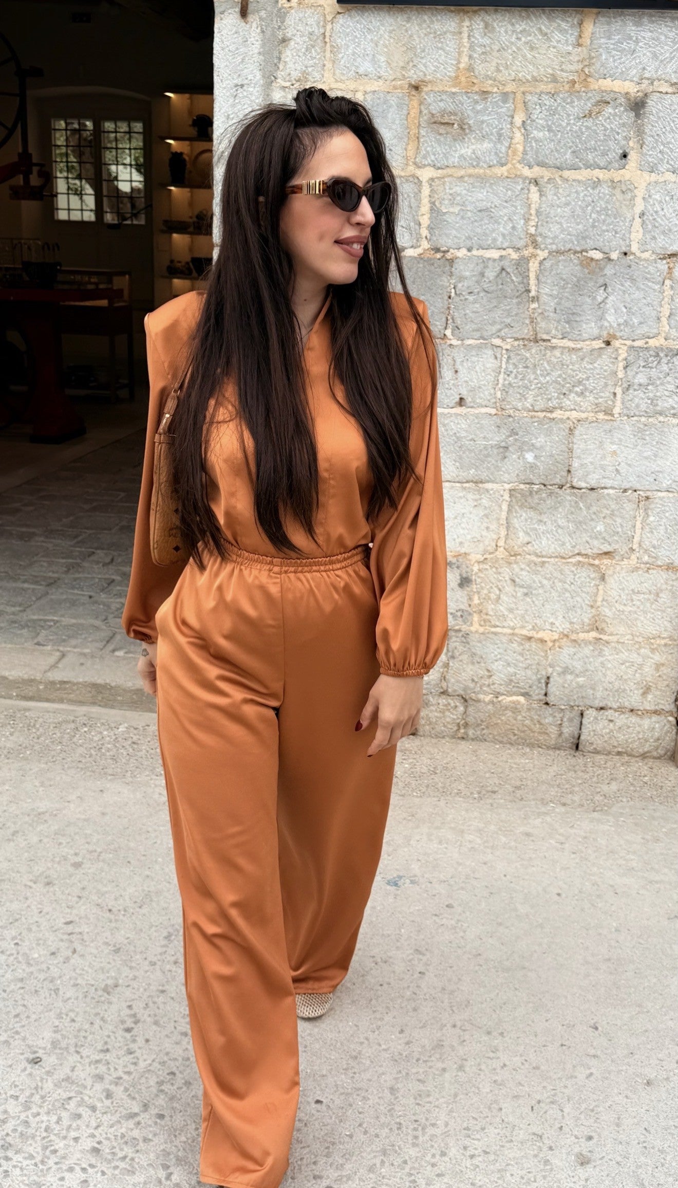 Grace pants set- Sunset