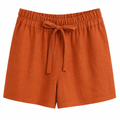 Aelia linen shorts - sunset