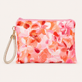 paintes flowers pouch