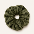 Velvet Scrunchie - olive green